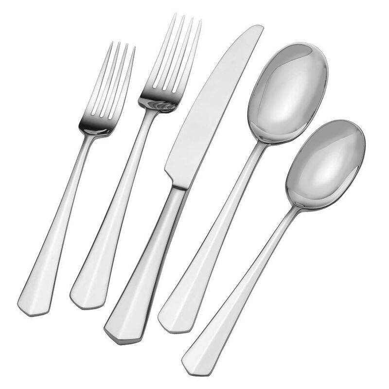 Mikasa &quot;Swirl&quot; 20-pc. Service for 4 18/10 Stainless Steel Flatware Set image number 0