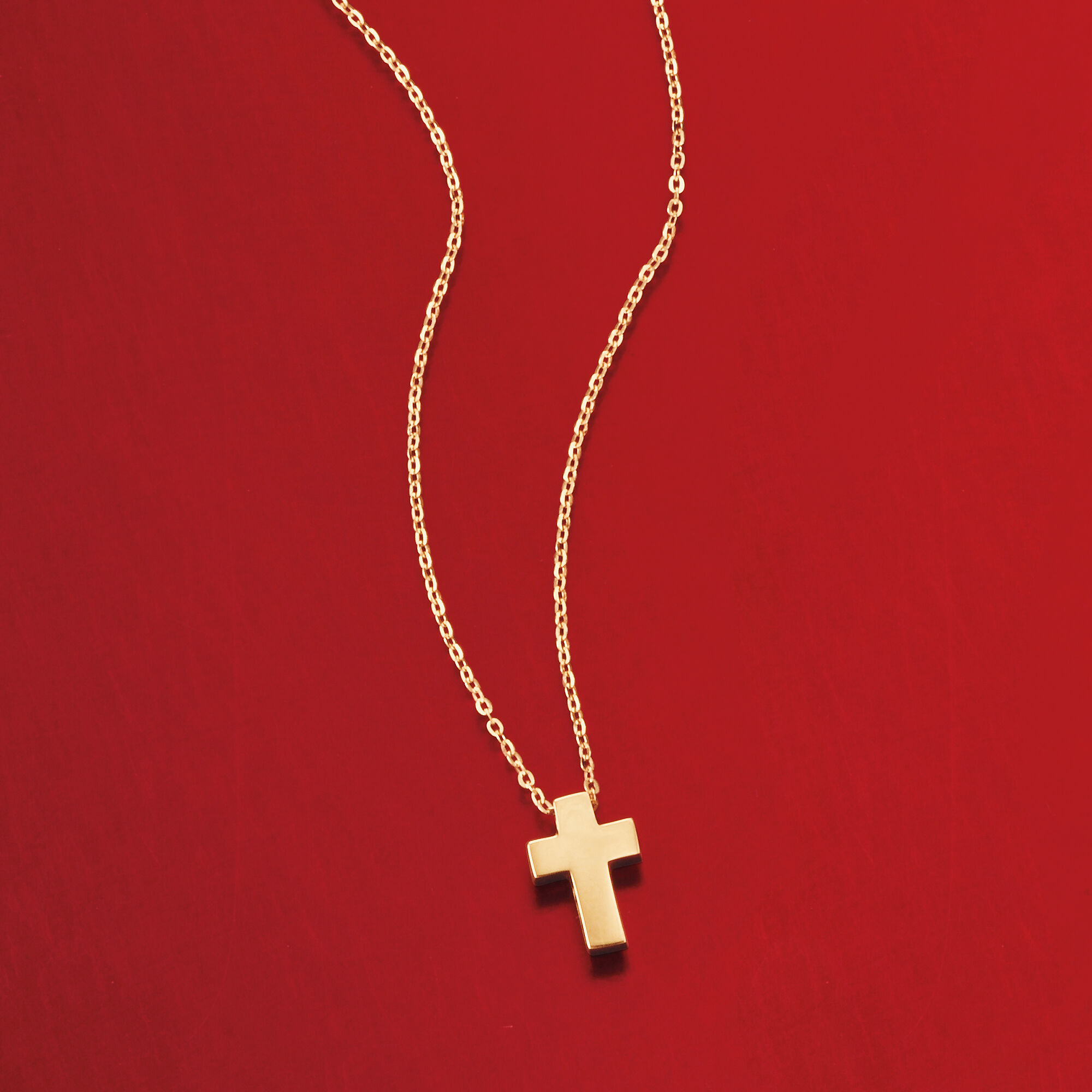 Ross simons cross necklace deals