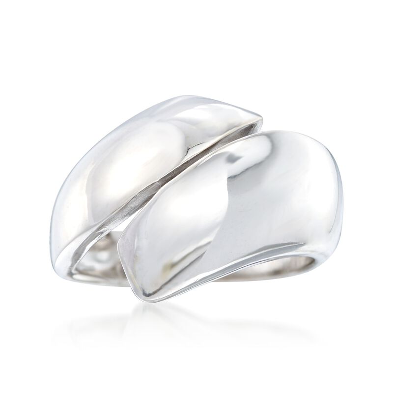 Sterling Silver Split Top Ring image number 0