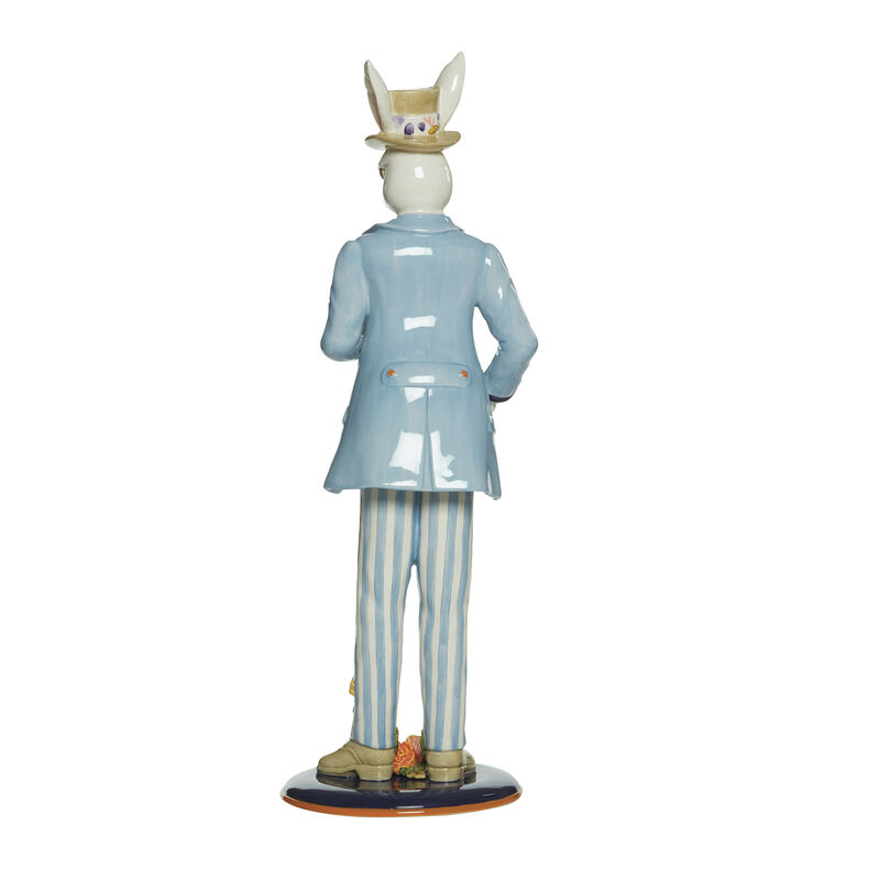 Fitz and Floyd "Floral Splash" Male Rabbit Figurine image number 1