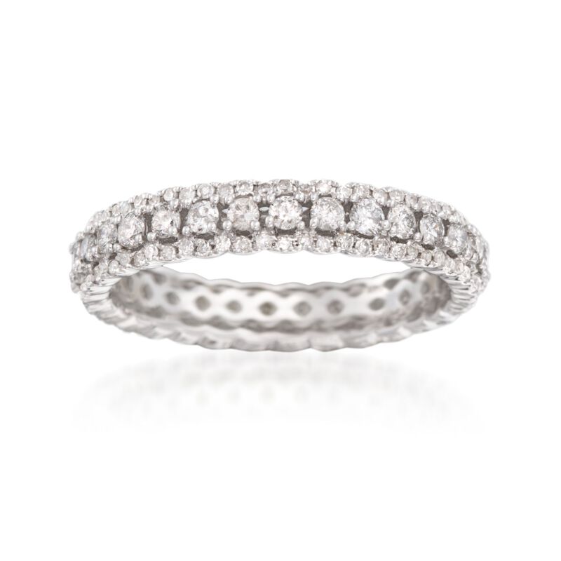 1.00 ct. t.w. Diamond Eternity Band in 14kt White Gold image number 0