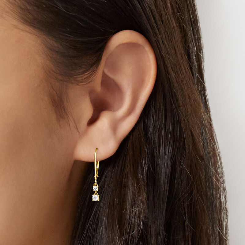 .20 ct. t.w. Diamond Drop Earrings in 10kt Yellow Gold  image number 1