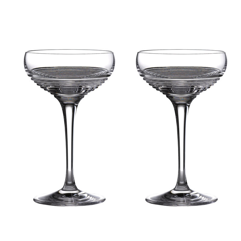 Waterford Crystal &quot;Mixology Mixed&quot; Set of 4 Small Coupe Glasses image number 0