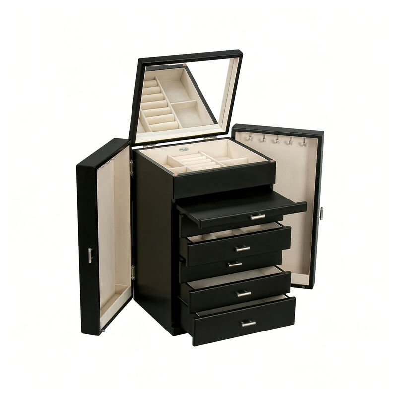 Mele & Co. &quot;Geneva&quot; Java-Finish Wooden Jewelry Box  image number 0