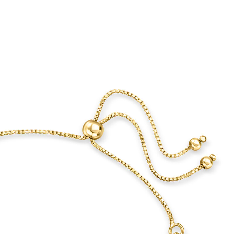 18kt Gold Vermeil Herringbone Bolo Bracelet  image number 2