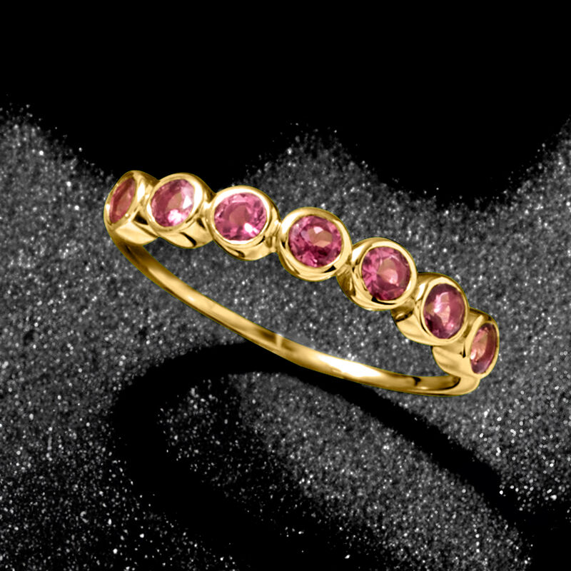 .40 ct. t.w. Bezel-Set Pink Tourmaline Ring in 14kt Yellow Gold image number 4