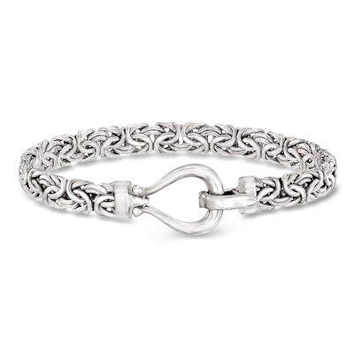 Sterling Silver Byzantine Bracelet