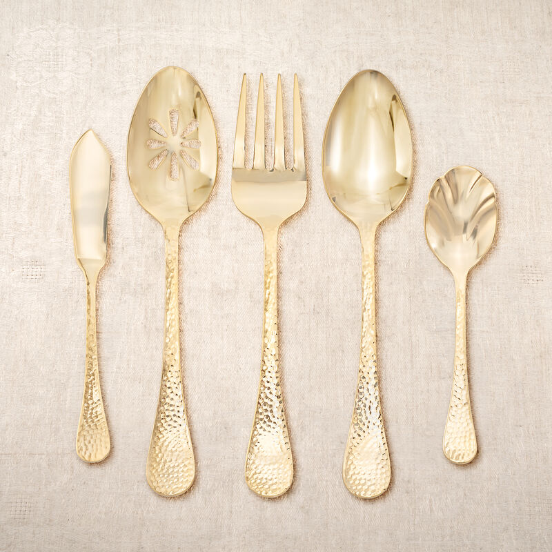 Mikasa "Mila" Gold-Plated Stainless Steel Flatware image number 1