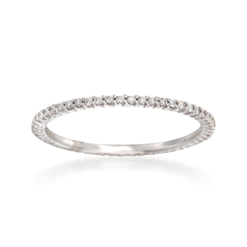 .25 ct. t.w. Diamond Eternity Band in 14kt White Gold. Size 8 image number 0