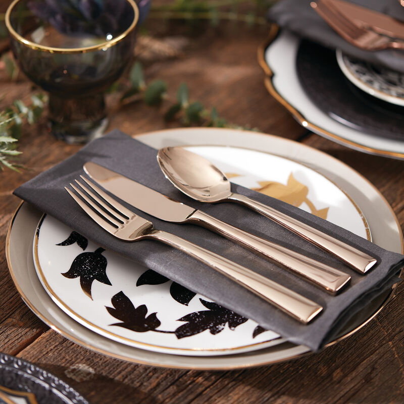 Lenox "Colebrook" Champagne 5-pc. 18/10 Stainless Steel Place Setting image number 3