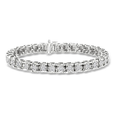 3.00 ct. t.w. Diamond Tennis Bracelet in Sterling Silver