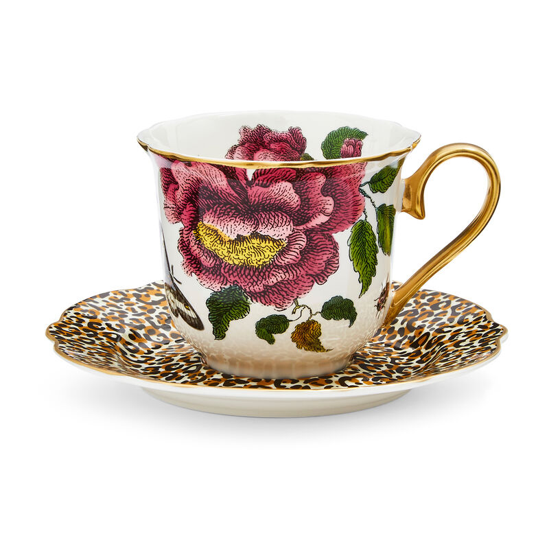 Spode "Creatures of Curiosity" Set of 4 Assorted Teacups with Saucers image number 17