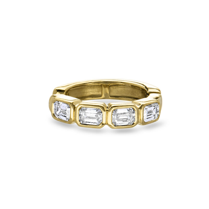 .20 ct. t.w. Emerald-Cut Lab-Grown Diamond Single Ear Cuff in 18kt Gold Over Sterling  image number 0