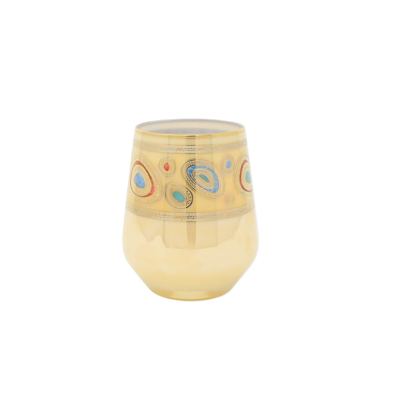 Vietri &quot;Regalia&quot; Cream Stemless Wine Glass image number 0