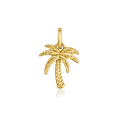 14kt Yellow Gold Palm Tree Charm