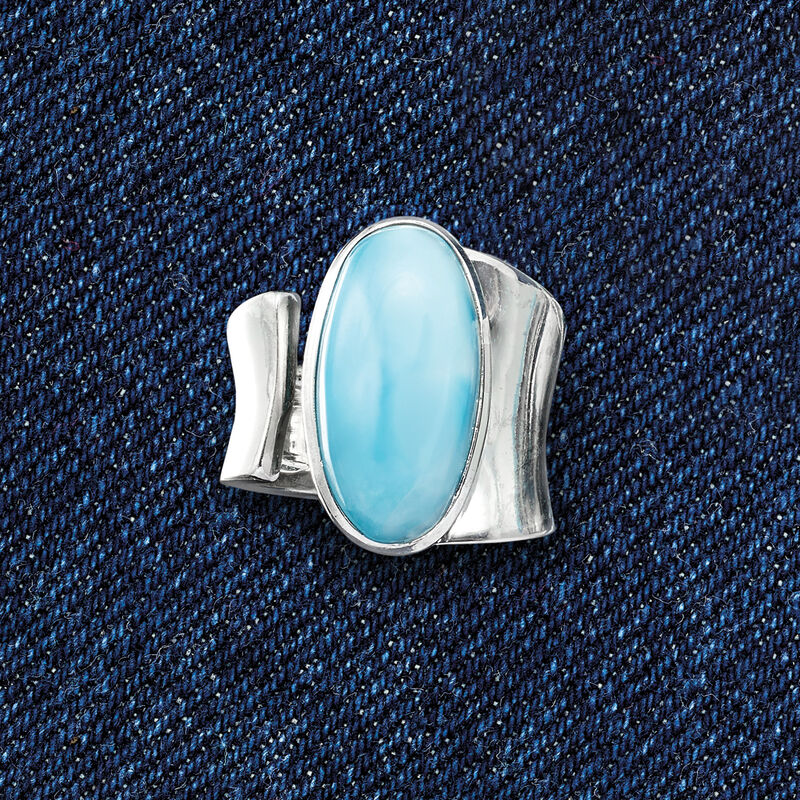 Larimar Wrap Ring in Sterling Silver image number 4
