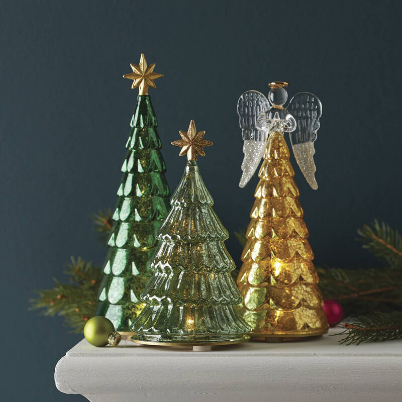 Lenox Glass Pine Tree Figurine image number 1