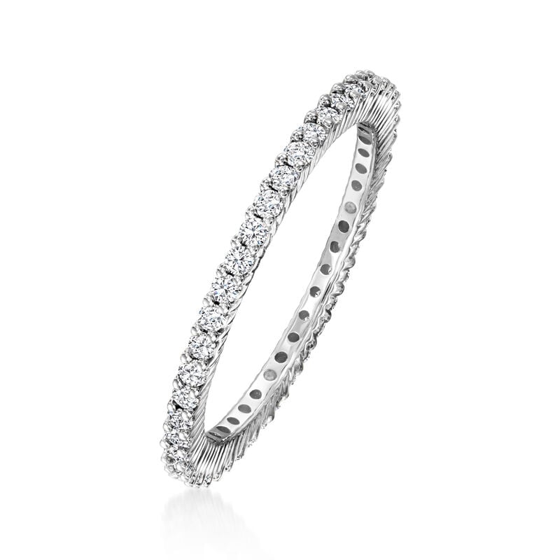.50 ct. t.w. Diamond Eternity Band in 14kt White Gold image number 2