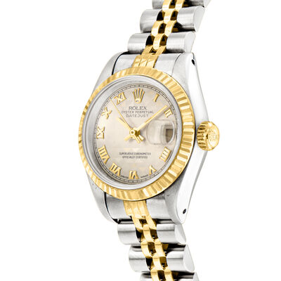 Pre-Owned Rolex Datejust Women's 26mm Automatic Stainless Steel and 18kt Yellow Gold Watch