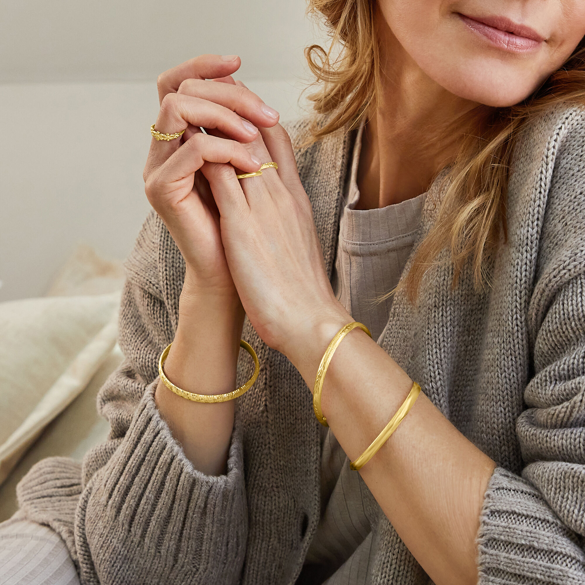 Ross simons gold bangle bracelets sale