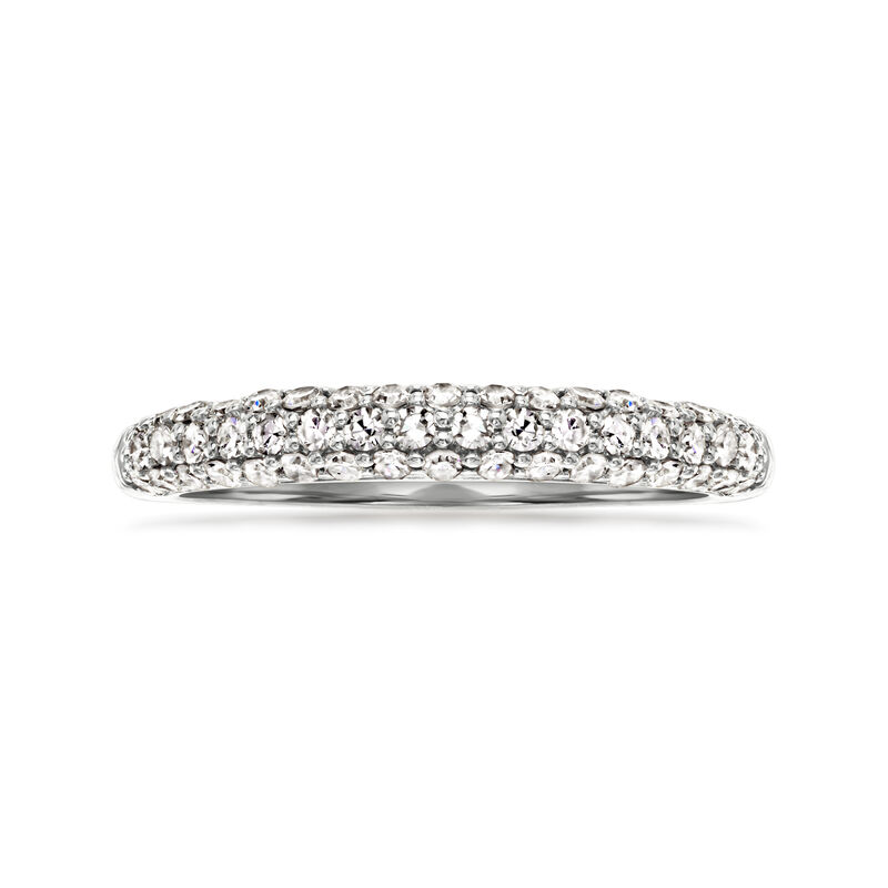 .50 ct. t.w. Pave Lab-Grown Diamond Ring in Sterling Silver image number 0