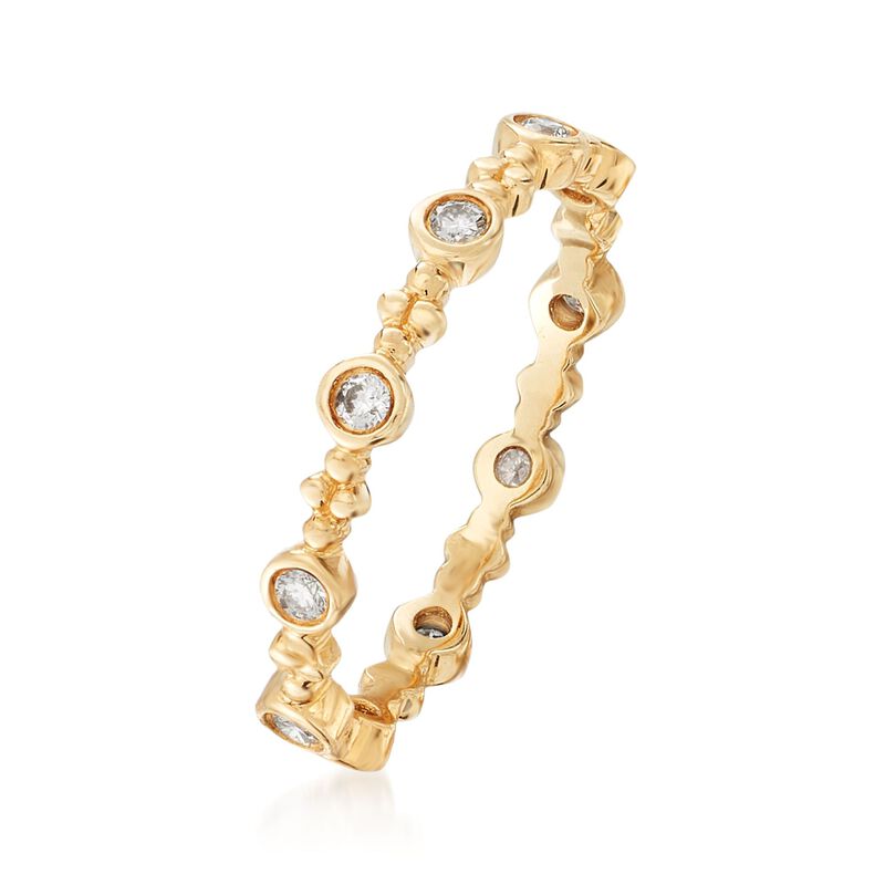.22 ct. t.w. Diamond Eternity Band in 14kt Yellow Gold image number 2