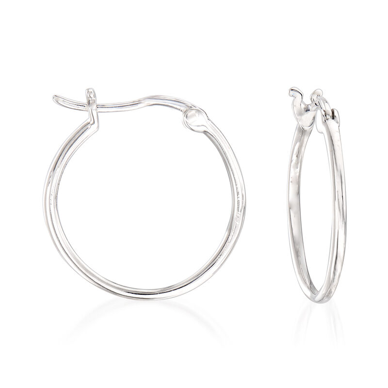 10.50 ct. t.w. Multi-Gemstone Interchangeable Hoop Earrings in Sterling Silver. 1 1/4&quot; image number 3
