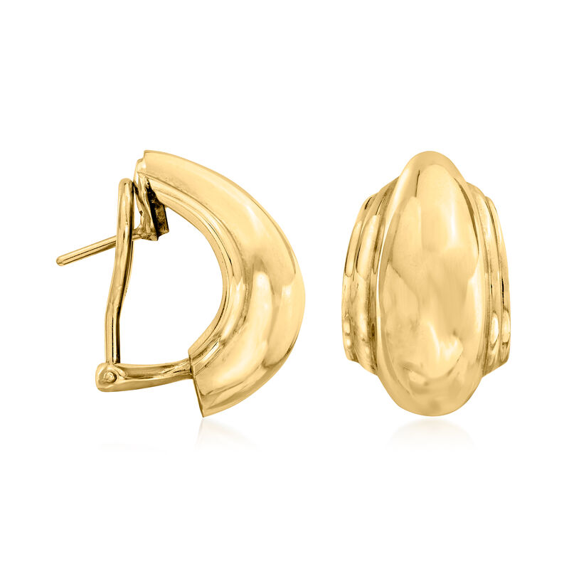 C. 1980 Vintage Tiffany Jewelry 18kt Yellow Gold Earrings image number 2