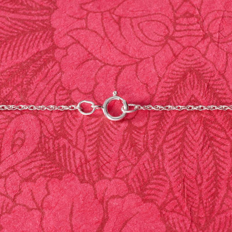 Sterling Silver Lowercase Initial Necklace image number 3