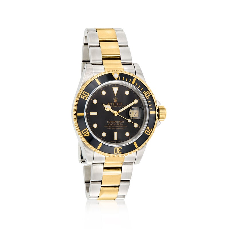 Pre-Owned Rolex Submariner Men's 40mm Automatic Stainless Steel and 18kt Yellow Gold Watch  image number 0