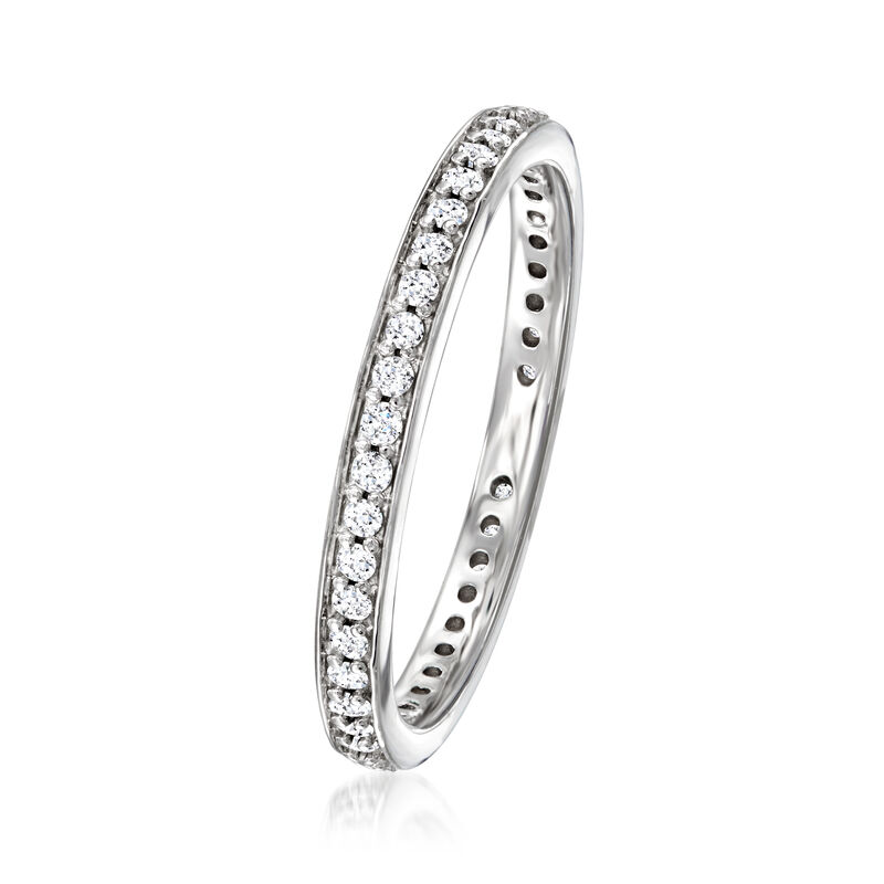 .33 ct. t.w. Lab-Grown Diamond Eternity Band in Sterling Silver image number 2