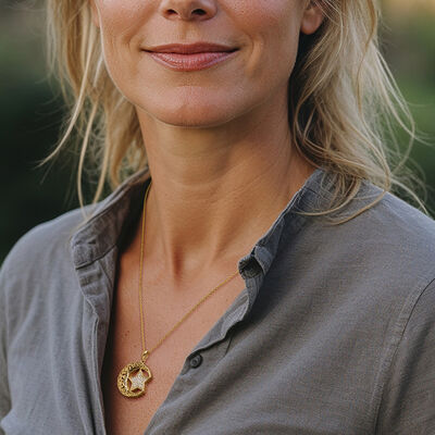 .50 ct. t.w. White Zircon Moon and Star Pendant Necklace in 18kt Gold Over Sterling