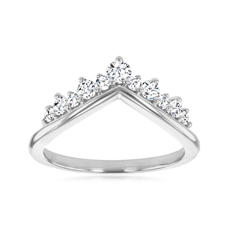 .45 ct. t.w. Diamond Tiara Ring in 14kt White Gold. Size 5 image number 0