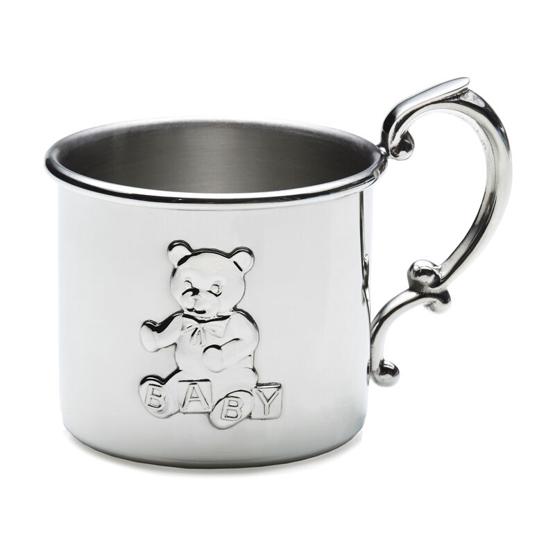 Empire Pewter Teddy Bear Baby Cup image number 0