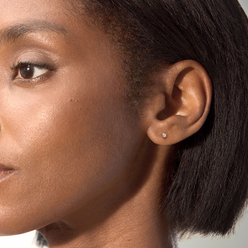 .10 ct. t.w. Diamond Flat-Back Stud Earrings in 14kt Yellow Gold image number 1