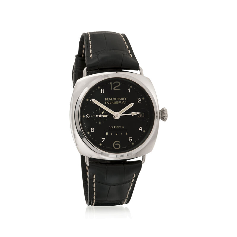 Panerai Radiomir 10 Days Gmt Power Reserve Men's 45mm Auto Mechanical 18kt White Gold Watch image number 0