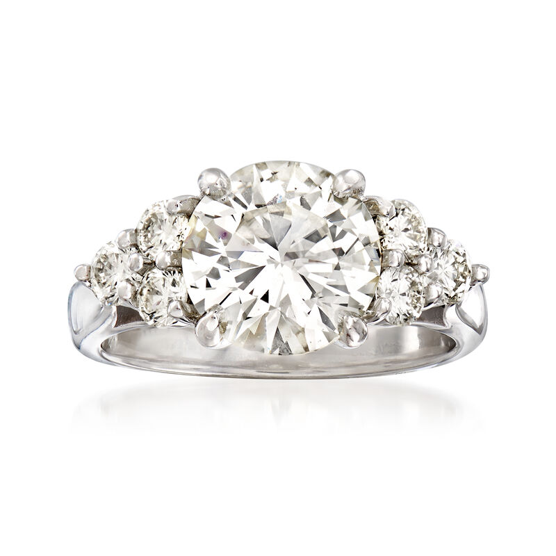 Majestic Collection 3.63 ct. t.w. Diamond Ring in 18kt White Gold image number 0