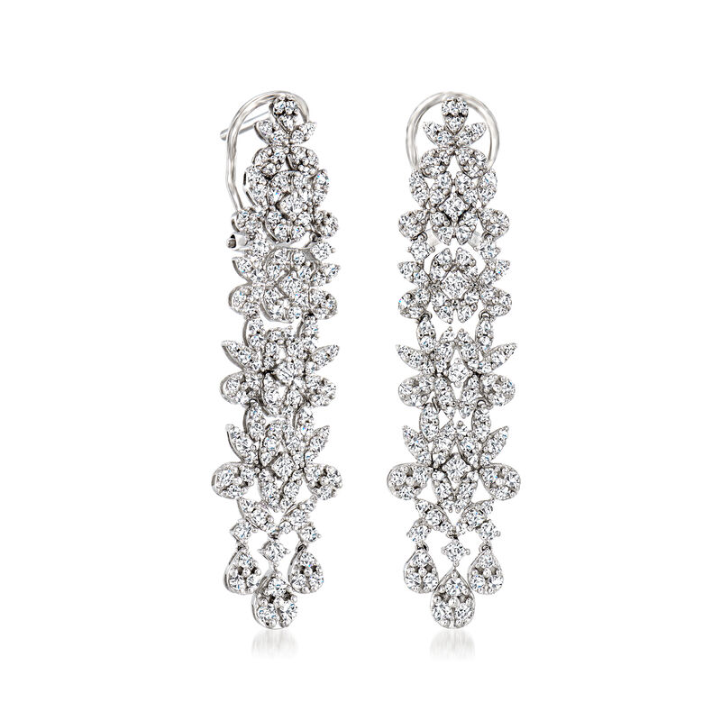 2.00 ct. t.w. Diamond Drop Earrings in 14kt White Gold image number 2