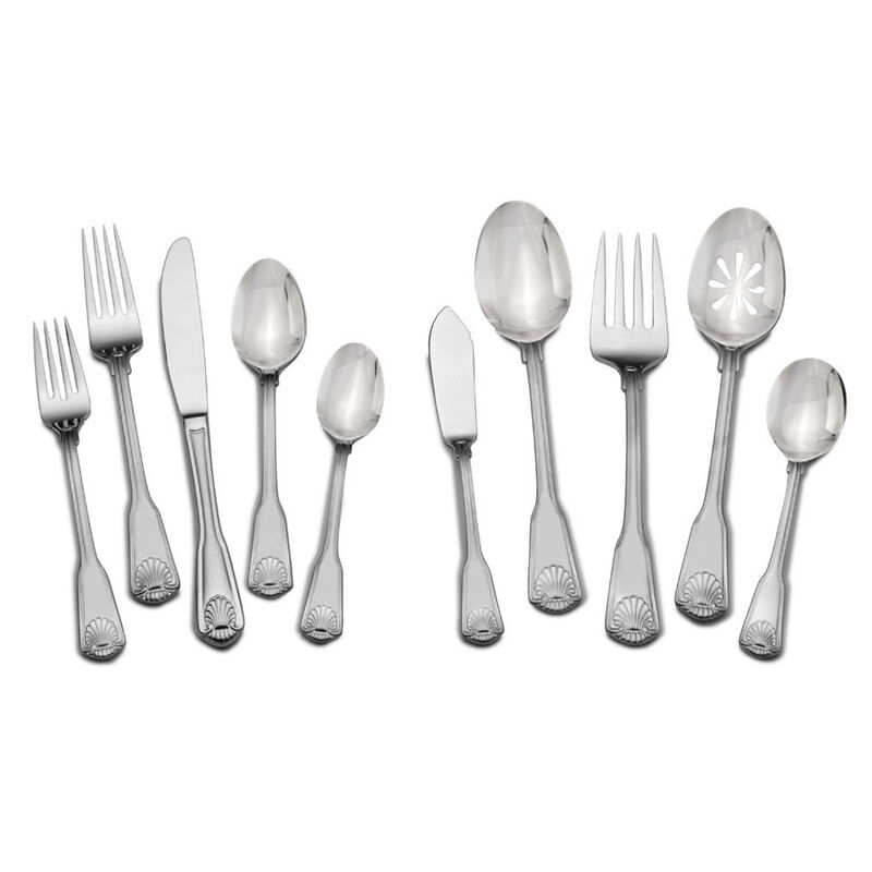 Towle "London Shell" 45-pc. Service for 8 18/10 Stainless Steel Flatware Set image number 0