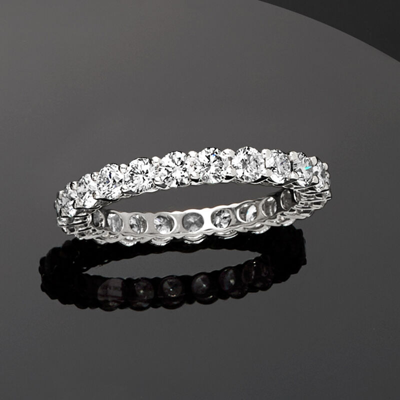 2.00 ct. t.w. Lab-Grown Diamond Eternity Band in 14kt White Gold image number 4