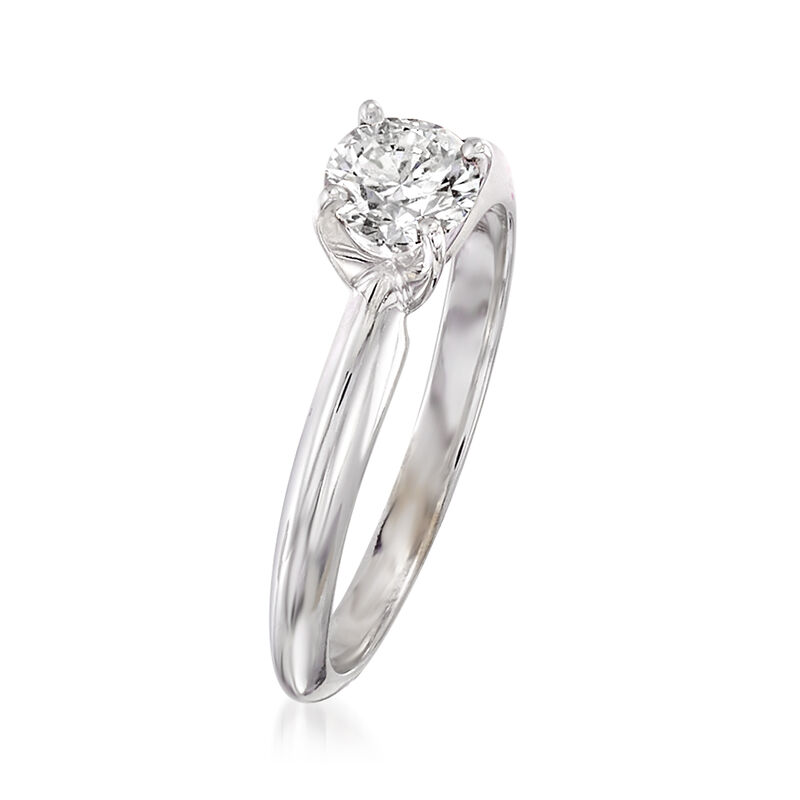 .51 Carat Certified Diamond Solitaire Ring in 14kt White Gold image number 2