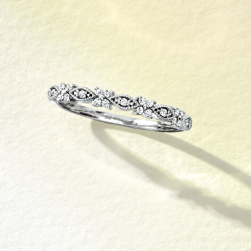 .10 ct. t.w. Diamond Ring in Sterling Silver image number 2