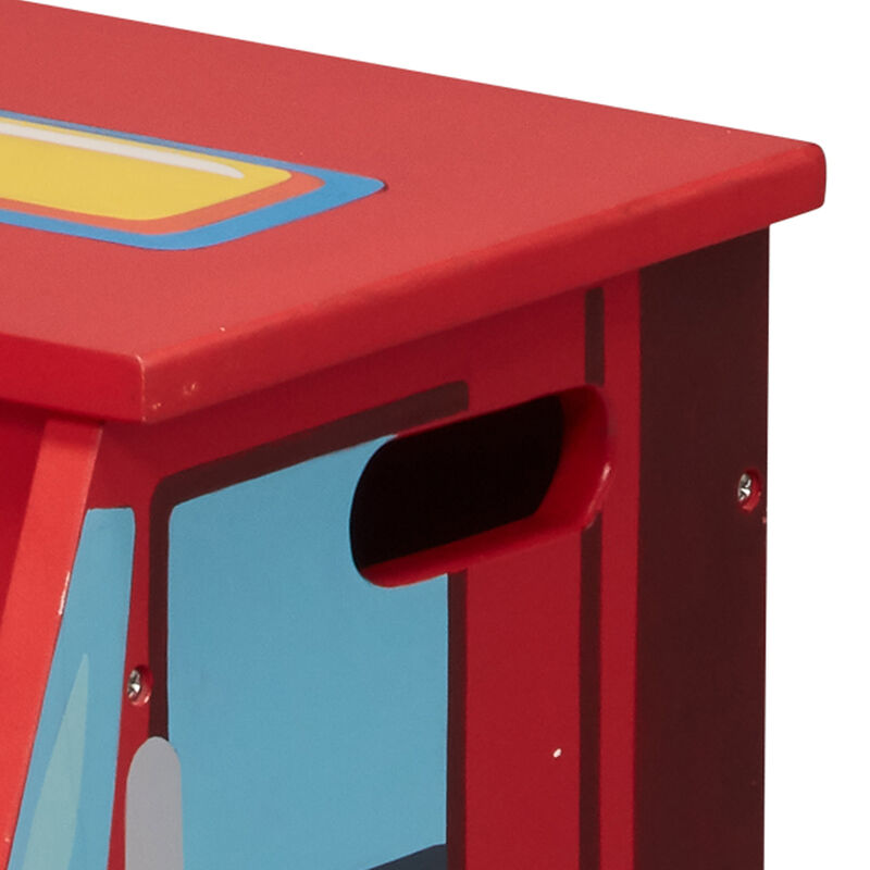 Child's &quot;Little Fire Fighters&quot; Step Stool image number 2