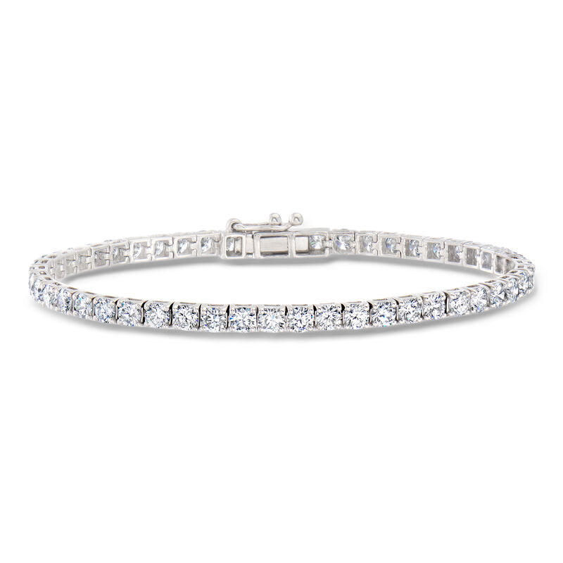 7.00 ct. t.w. Lab-Grown Diamond Tennis Bracelet in Platinum image number 0