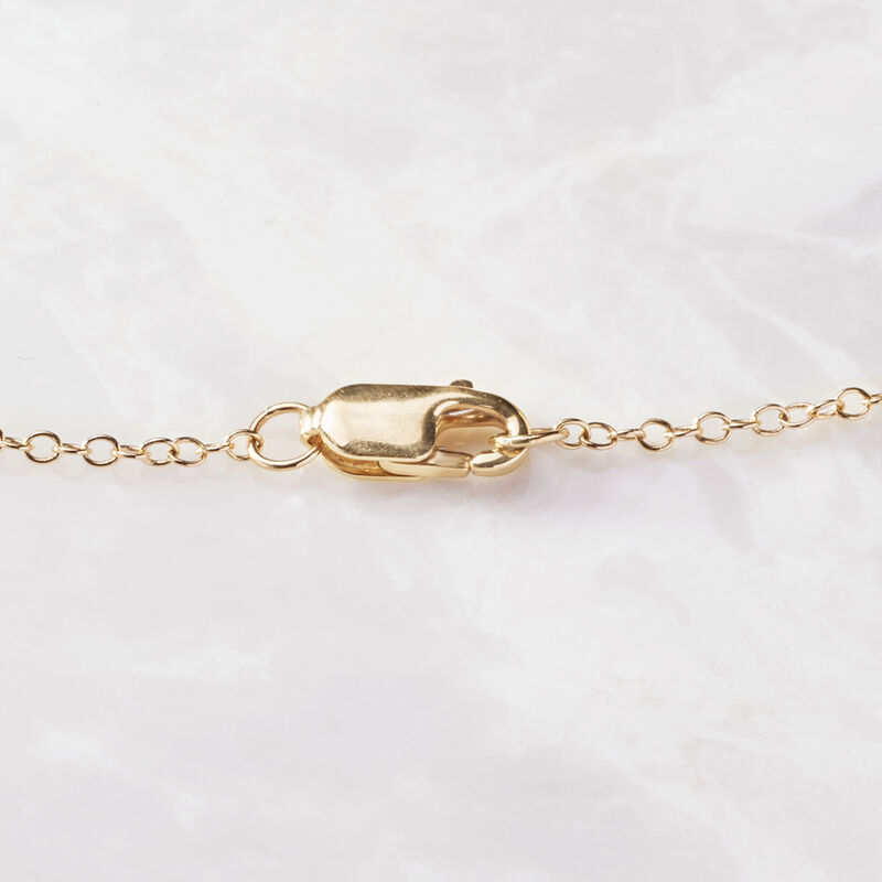 1.00 ct. t.w. Bezel-Set Diamond Station Necklace in 14kt Yellow Gold image number 3