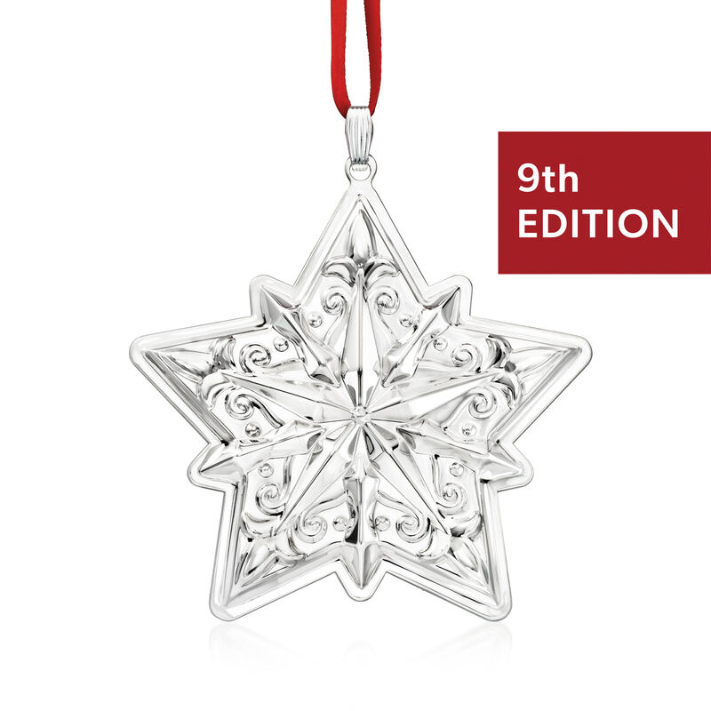 Reed & Barton 2025 Annual Sterling Silver Holiday Star Ornament - 9th Edition image number 0