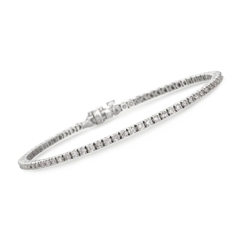 2.00 ct. t.w. Round Diamond Tennis Bracelet in 14kt White Gold image number 0
