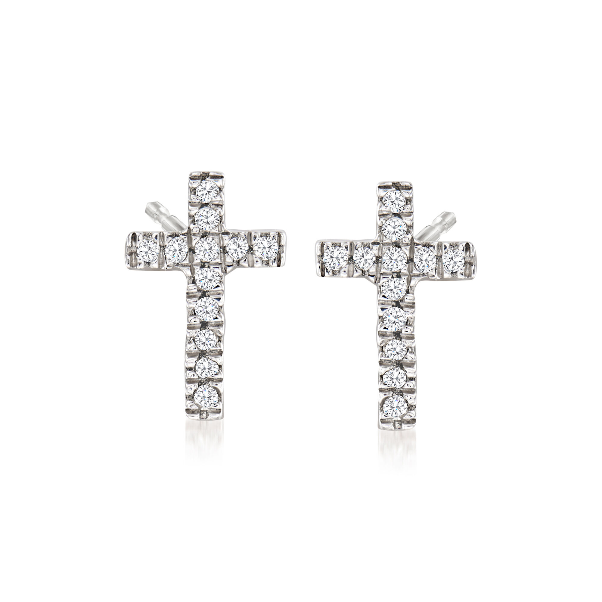 ◆STONEHENgE◆ Silver Earrings SC1306 SC1306T-ESV19 StoneHenge Silver Earrings SC1306 Silver 925 Rose Gold Cubic