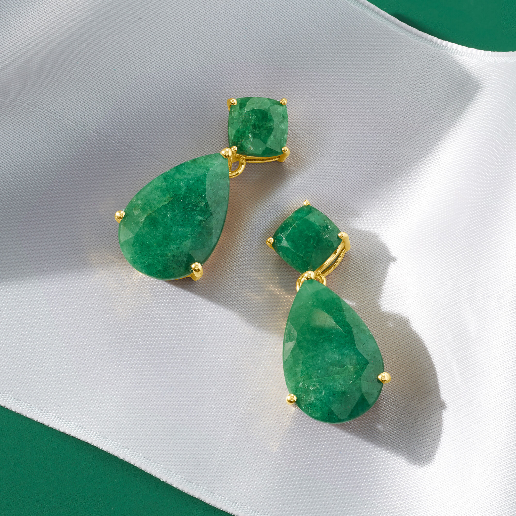 Ross simons emerald earrings hotsell