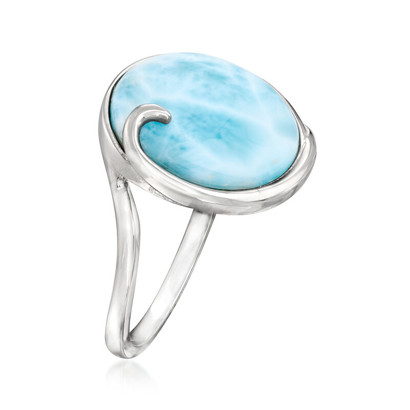 Larimar Ring in Sterling Silver image number 2